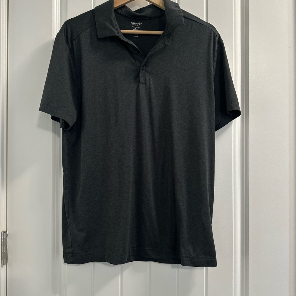 Old Navy Classic Black Polo Shirt